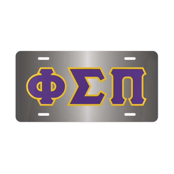 PHI SIGMA PI LETTERED LICENSE COVERS