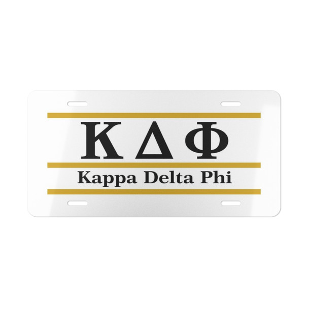 KAPPA DELTA PHI LETTERED LINES LICENSE COVERS