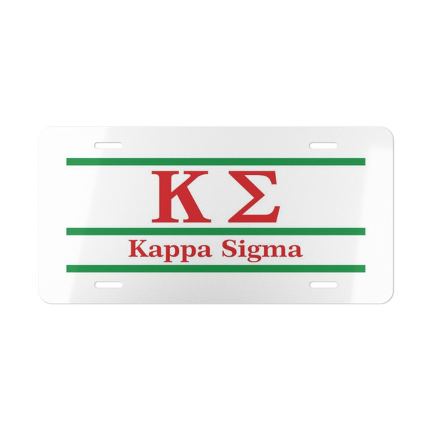 KAPPA SIGMA LETTERED LINES LICENSE COVERS