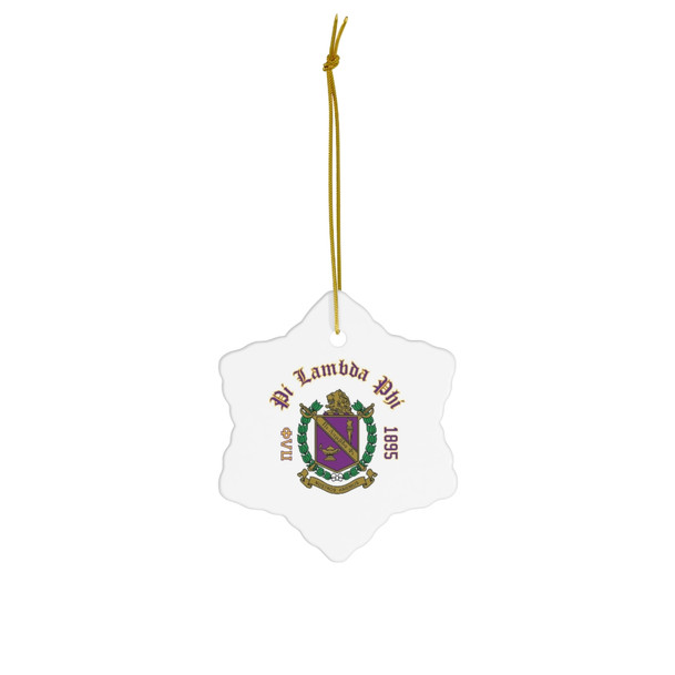 Pi Lambda Phi Ceramic Ornaments, 3 Shapes To Choose From