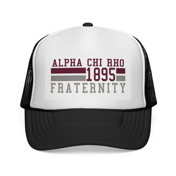 Alpha Chi Rho Lines Trucker Caps