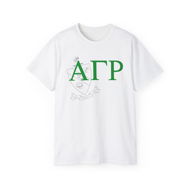 Alpha Gamma Rho Greek Crest Cotton Tee
