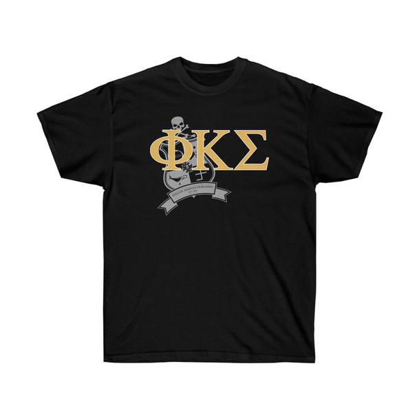 Phi Kappa Sigma Greek Crest Cotton Tee