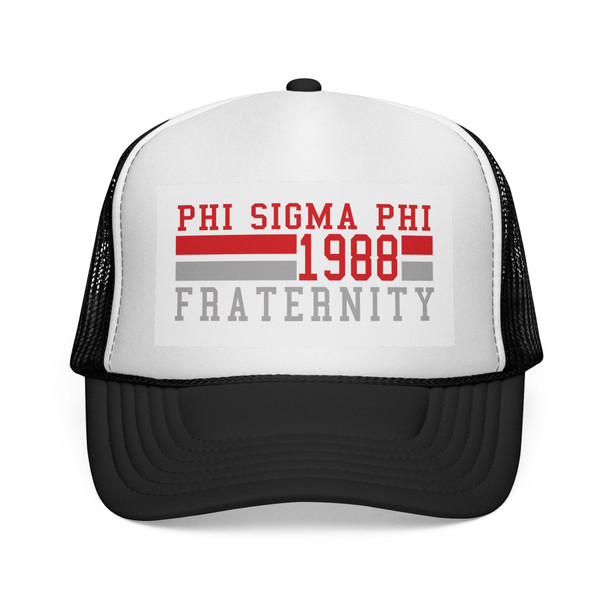 Phi Sigma Phi Lines Trucker Caps
