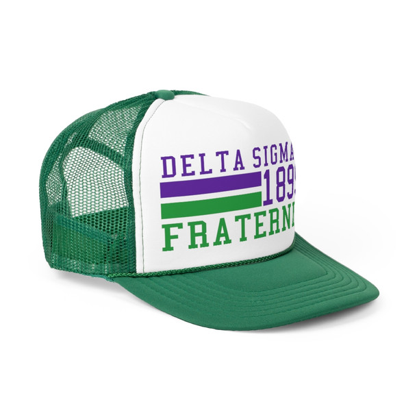 Delta Sigma Phi Lines Trucker Caps