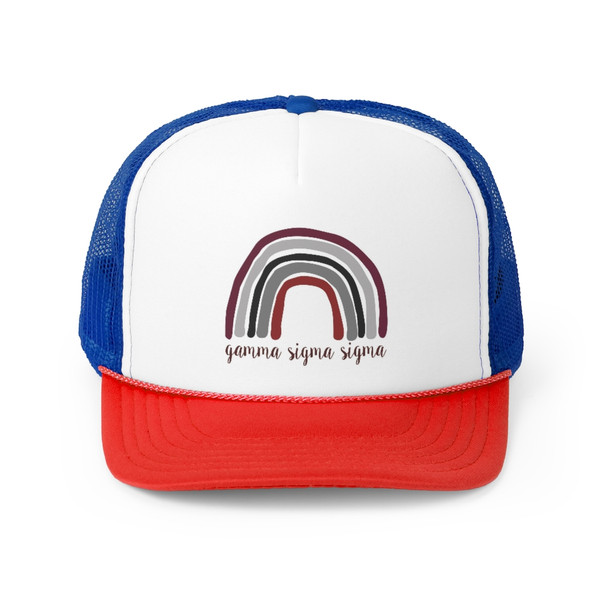 Gamma Sigma Sigma Rainbow Trucker Caps