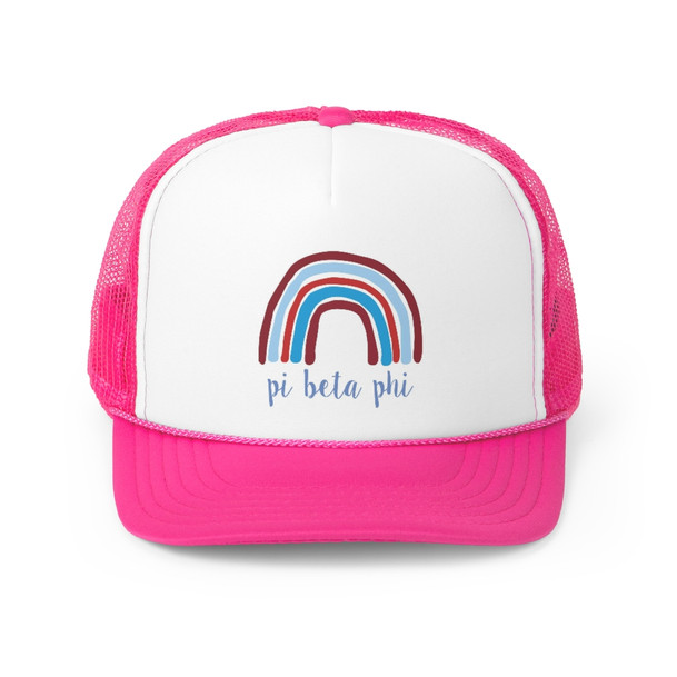 Pi Beta Phi Rainbow Trucker Caps
