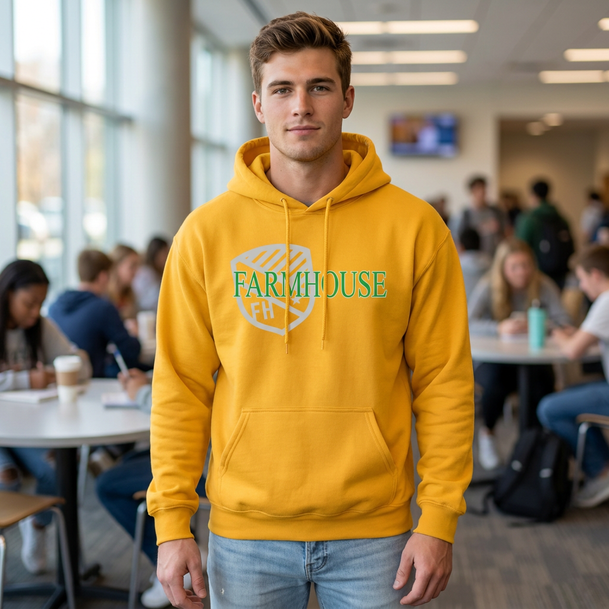 Farmhouse Crest World Famous Hooded Sweatshirt