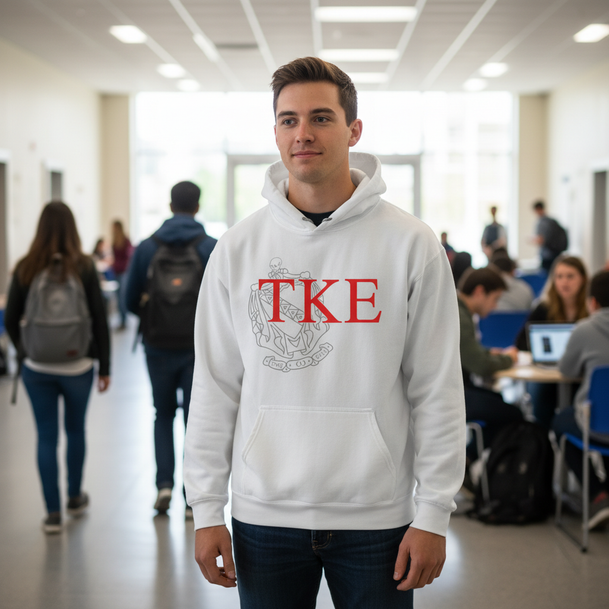 Tau Kappa Epsilon Crest World Famous Hooded Sweatshirt