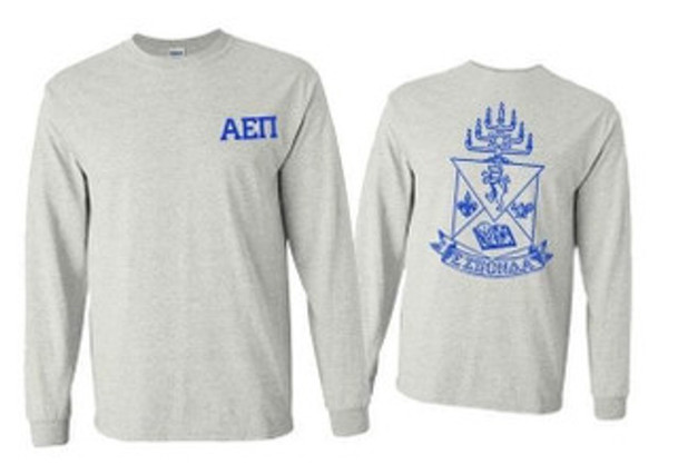 Alpha Epsilon Pi World Famous Crest Long Sleeve T-Shirt