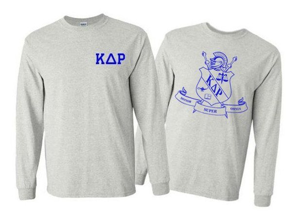 Kappa Delta Rho World Famous Crest Long Sleeve T-Shirt
