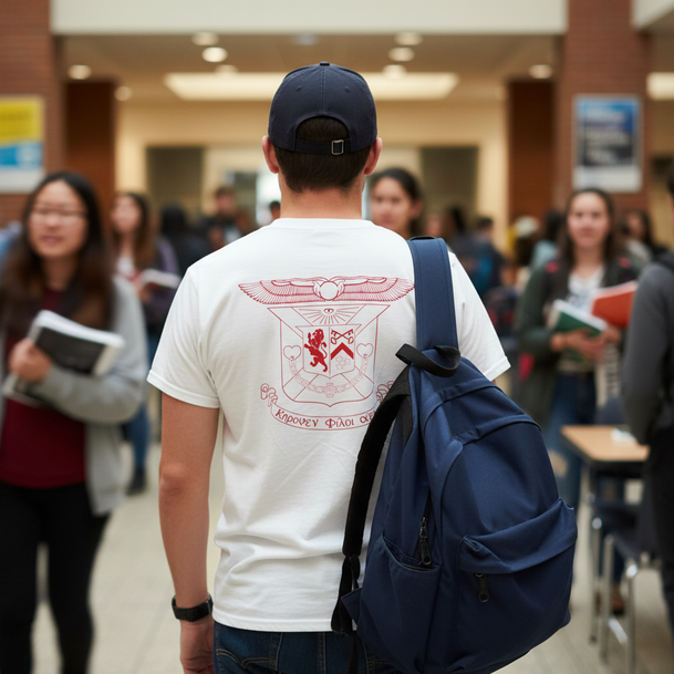 Delta Kappa Epsilon World Famous Crest Tee