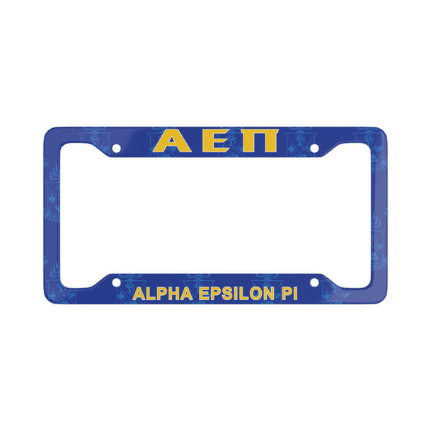 Alpha Epsilon Pi License Plate Frame - New