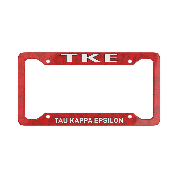 Tau Kappa Epsilon License Plate Frame - New