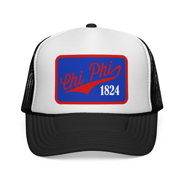 Chi Phi Tail Patch Design Trucker Hats