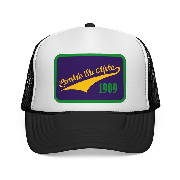 Lambda Chi Alpha Tail Patch Design Trucker Hats