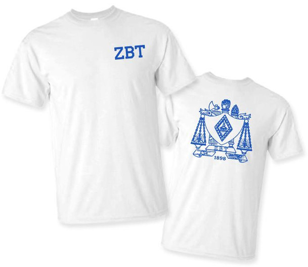 Greekgear Zeta Beta Tau World Famous Crest Tee 