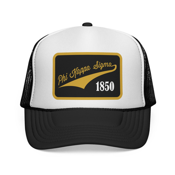Phi Kappa Sigma Tail Patch Design Trucker Hats