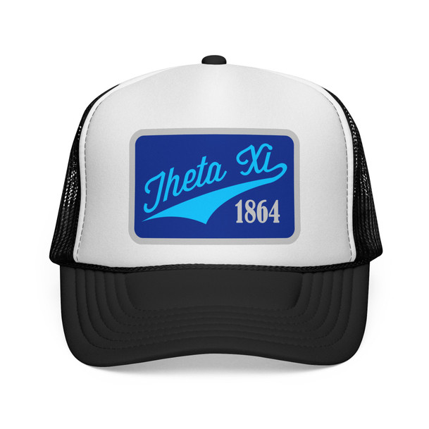 Theta Xi Tail Patch Design Trucker Hats