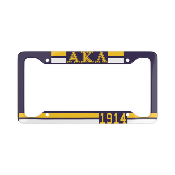 Alpha Kappa Lambda Year License Plate Frames