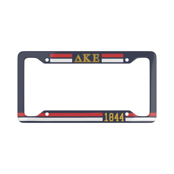 Printify Delta Kappa Epsilon Year License Plate Frames 
