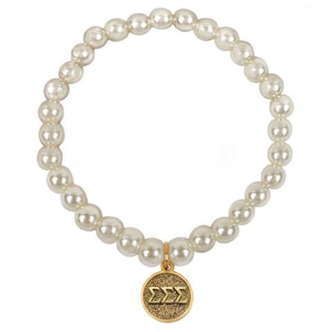 Chic Greek- Shawn Paul Sigma Sigma Sigma Purity Bracelet 