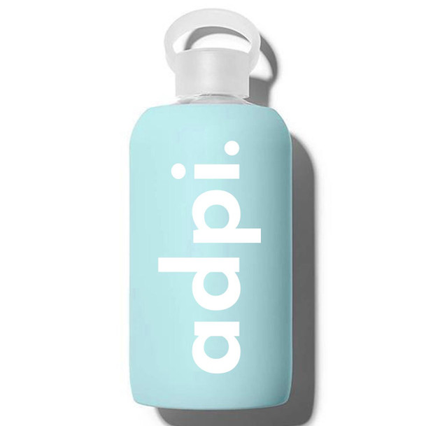 Sorority Shop Alpha Delta Pi Glass Silicone Sleeve Water Bottles 