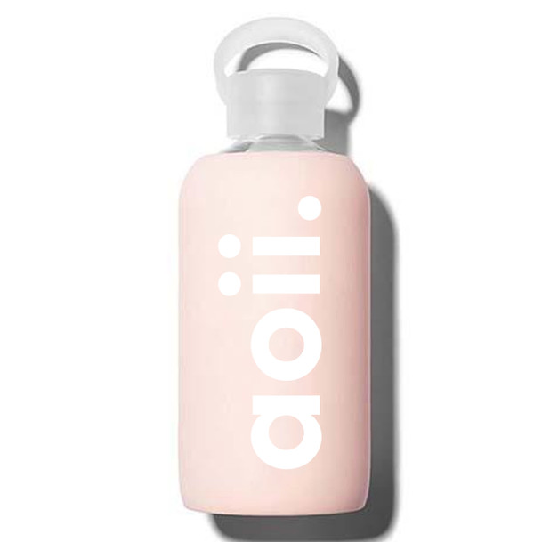 Alpha Omicron Pi Glass Silicone Sleeve Water Bottles