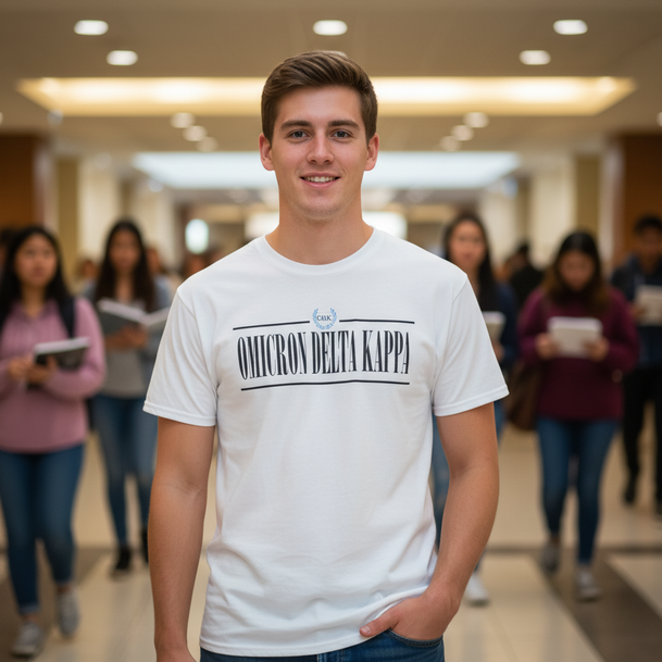 Omicron Delta Kappa Line Crest T-shirt