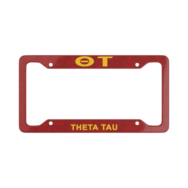 Theta Tau Car License Plate Frame