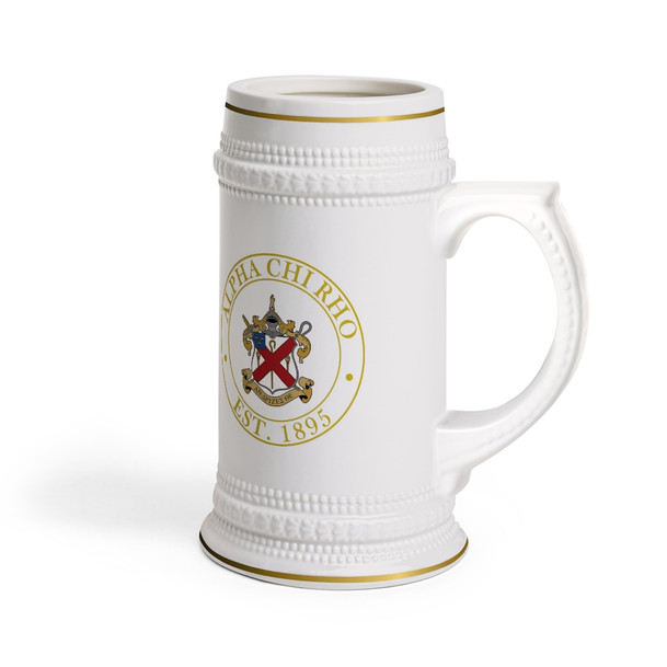 Alpha Chi Rho Ceramic Collectors Stein Tankard