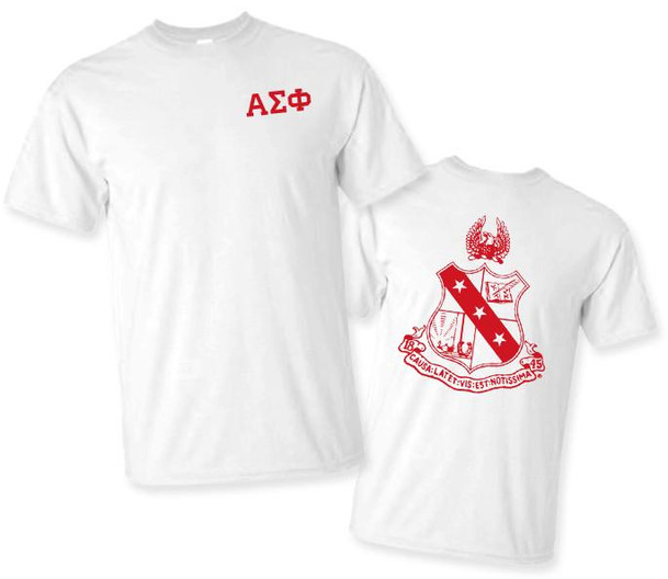 Greekgear Alpha Sigma Phi World Famous Crest Tee 