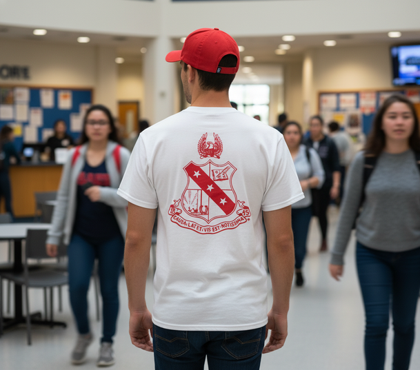 Alpha Sigma Phi World Famous Crest Tee