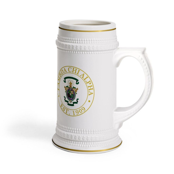 Printify Lambda Chi Alpha Ceramic Collectors Stein Tankard 