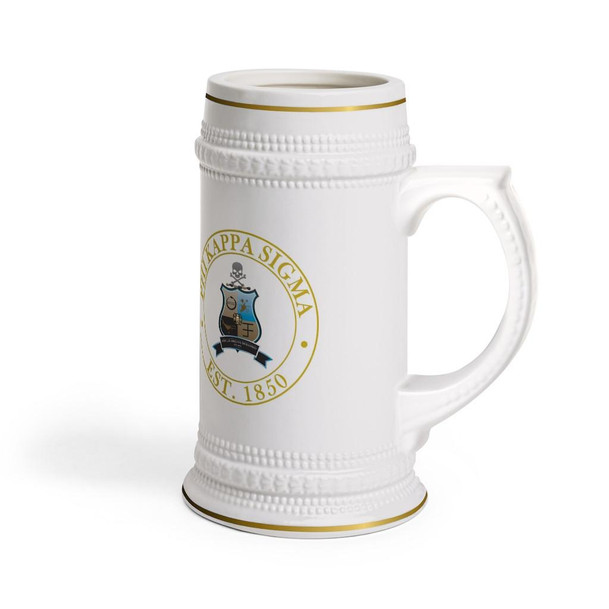Printify Phi Kappa Sigma Ceramic Collectors Stein Tankard