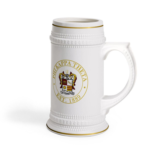 Printify Phi Kappa Theta Ceramic Collectors Stein Tankard
