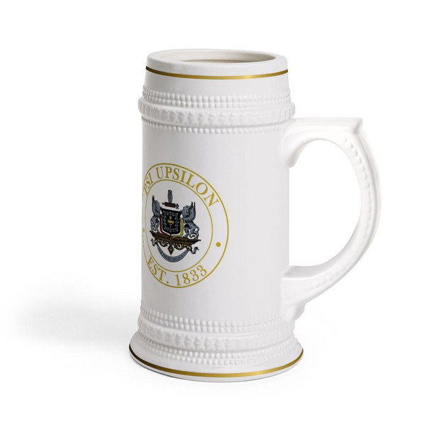 Printify Psi Upsilon Ceramic Collectors Stein Tankard 
