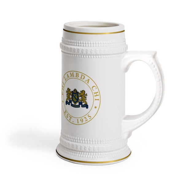 Printify Phi Lambda Chi Ceramic Collectors Stein Tankard 