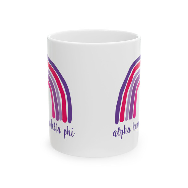 Alpha Kappa Delta Phi Rainbow Coffee Mugs