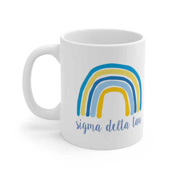 Sigma Delta Tau Rainbow Coffee Mugs