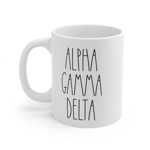 Alpha Gamma Delta MOD Coffee Mug