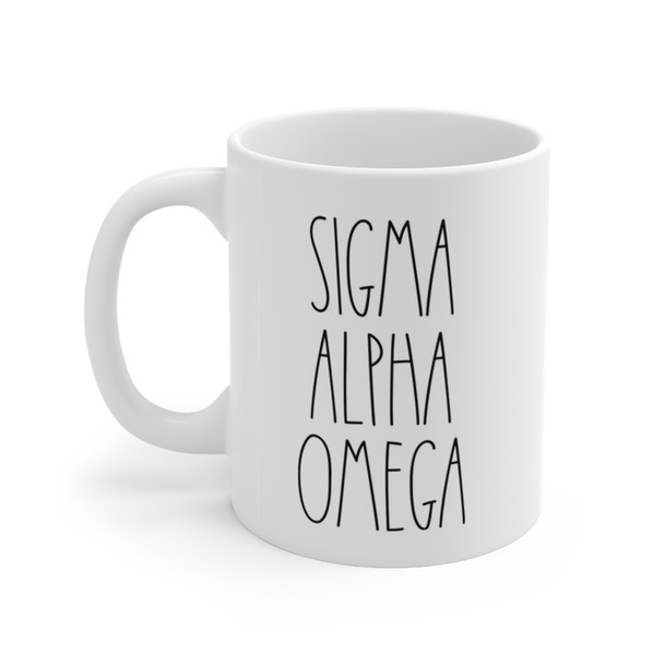 Sigma Alpha Omega MOD Coffee Mug
