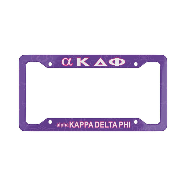 Alpha Kappa Delta Phi New License Plate Frames