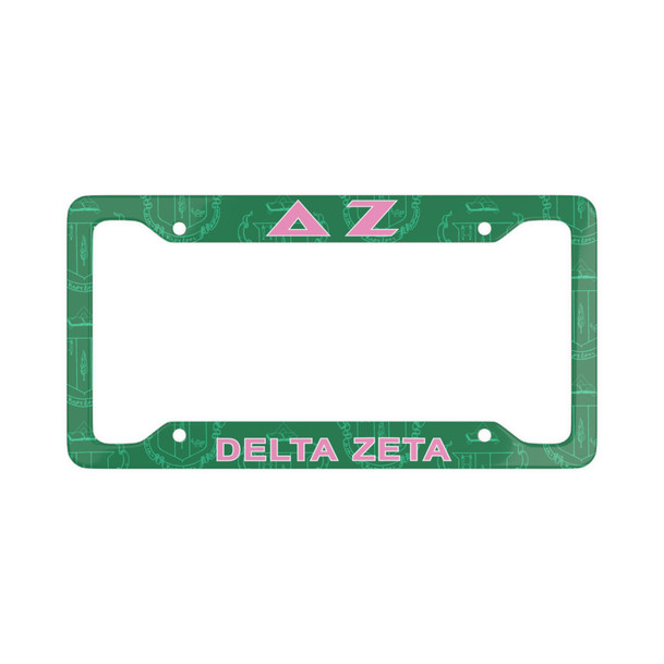 Delta Zeta New License Plate Frames