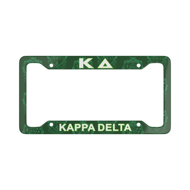 Kappa Delta New License Plate Frames