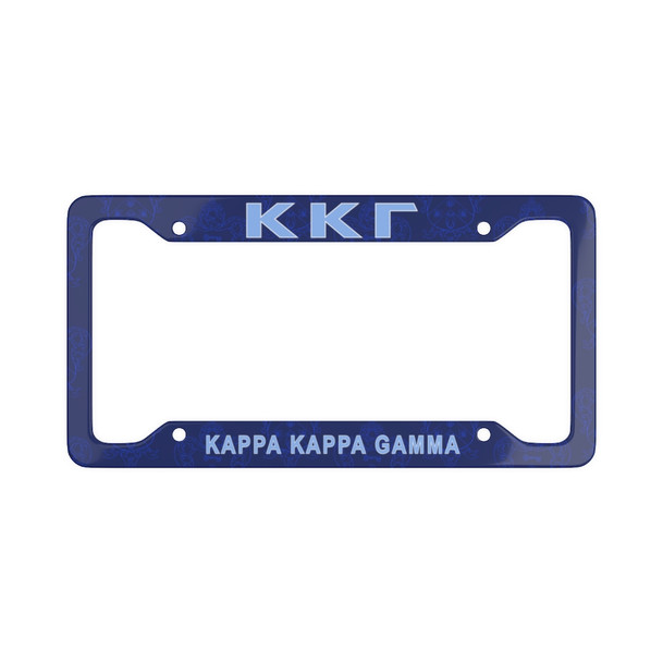 Kappa Kappa Gamma New License Plate Frames