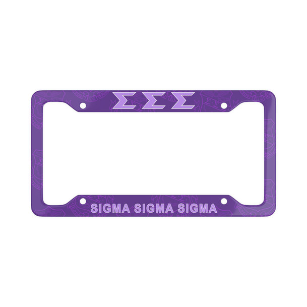 Sigma Sigma Sigma New License Plate Frames
