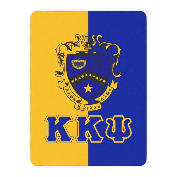 Printify Kappa Kappa Psi Two Tone Sherpa Blanket 