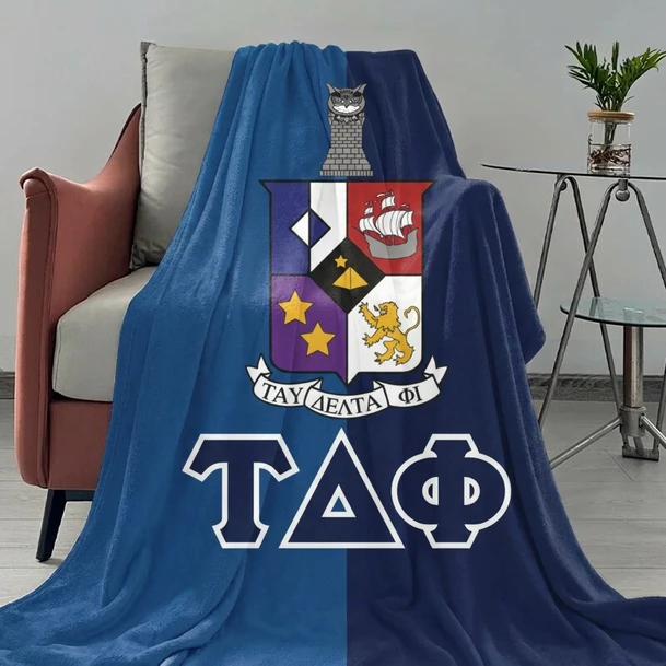 Tau Delta Phi Two Tone Sherpa Blanket