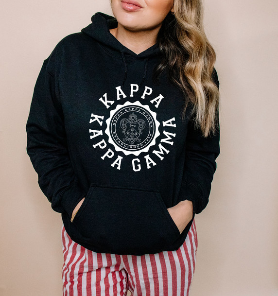 Kappa Kappa Gamma Unisex College Seal Hoodie